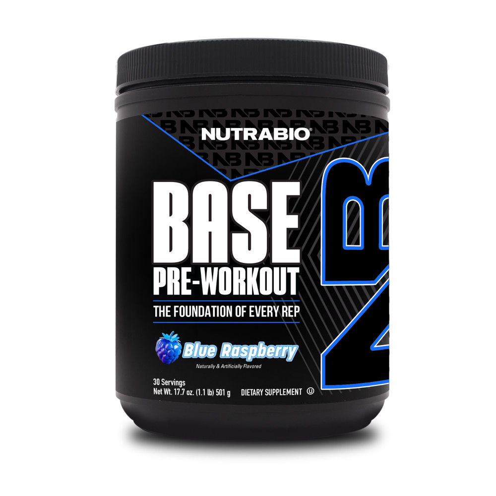 NUTRABIO BASE PRE-WORKOUT Energy Pump Hydration Focus 30 Servings