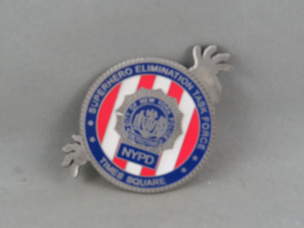 NYDP Superhero Elimination Task Force Coint - Spider-Man - Double Sided Coin