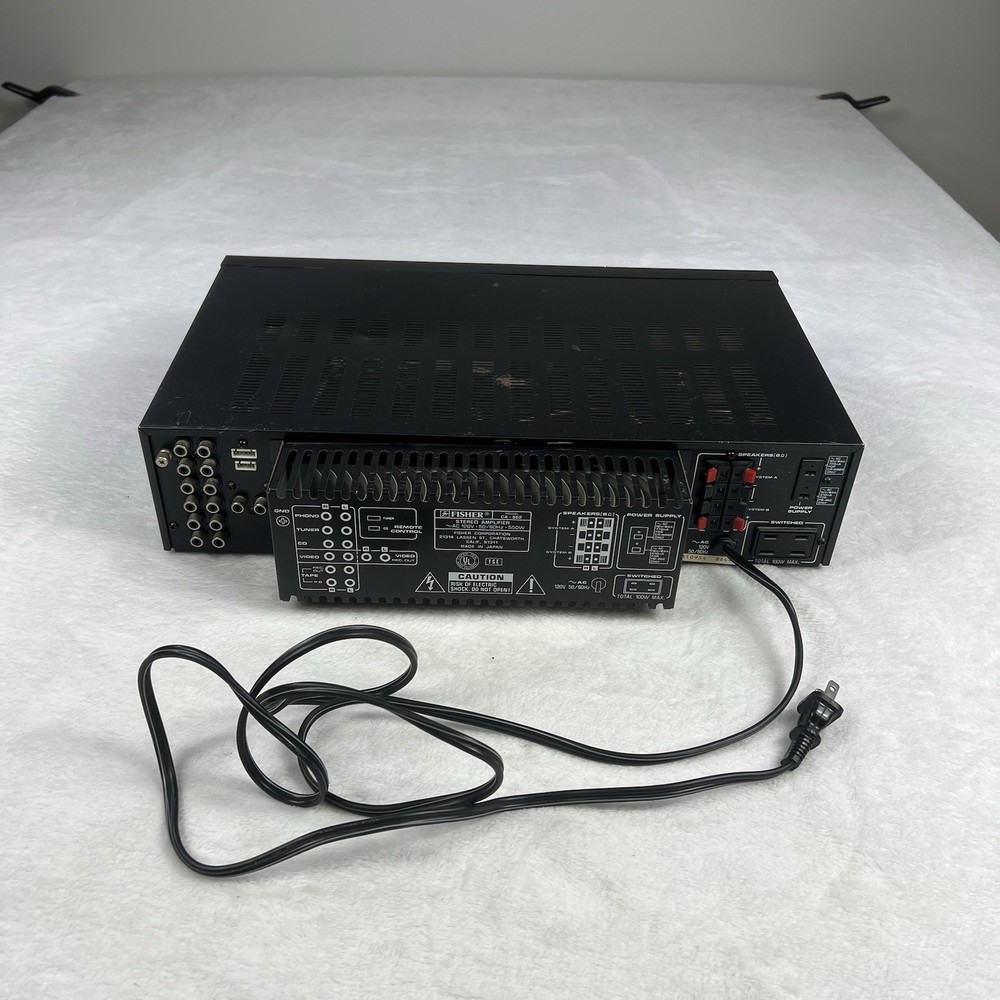Fisher CA-862 Studio Standard Integrated Amplifier Amp Tested Works