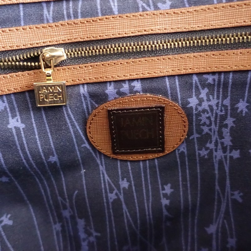 JAMIN PUECH Leather Patchwork Bag