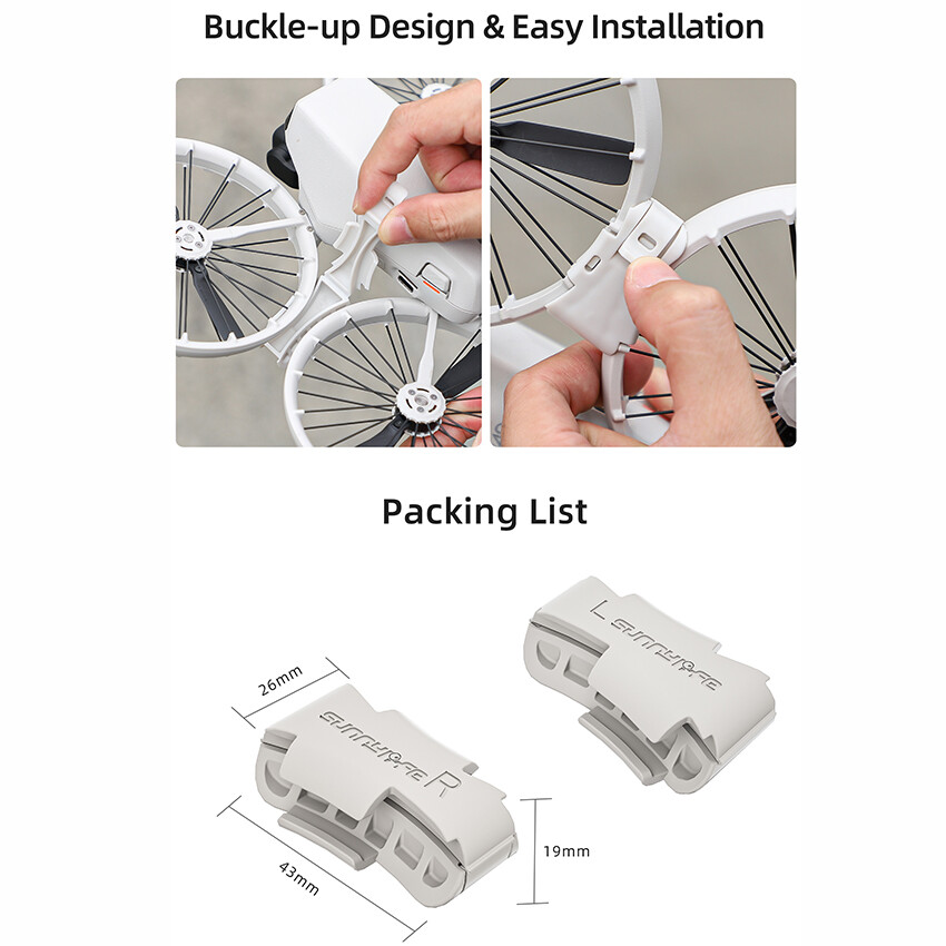 For FLIP Shock Absorption Fixed Buckle Arm Shock Absorption Drone Anti-Collision