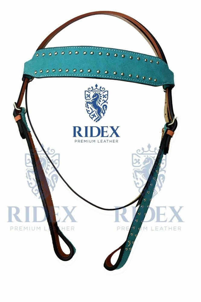 Premium Leather Headstall & Breastplate /Collar Set All Size.