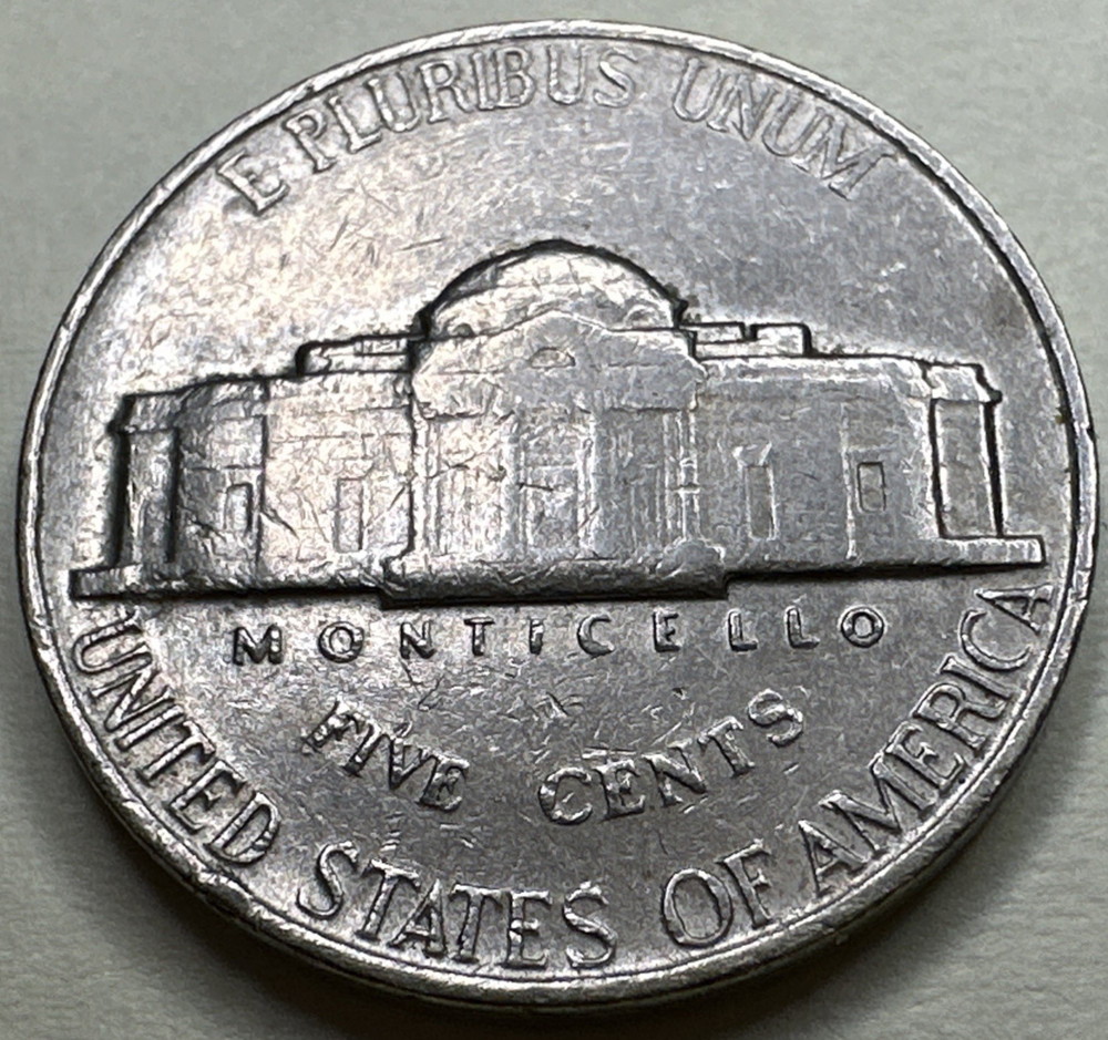 1963 Jefferson Nickel 5C 1787X