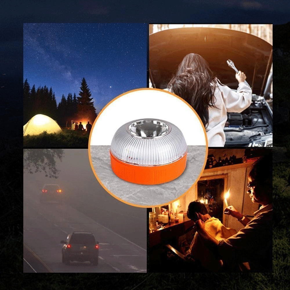 V16 Emergency Light for Car Induction Switch Plus Manual Operation Dual Function