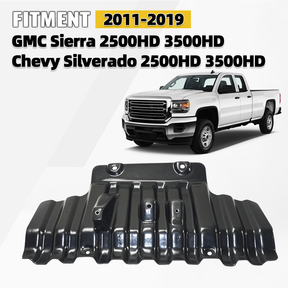 Engine Splash Shield For 2011-2019 Chevy SILVERADO 2500HD 3500HD GMC Sierra 2500