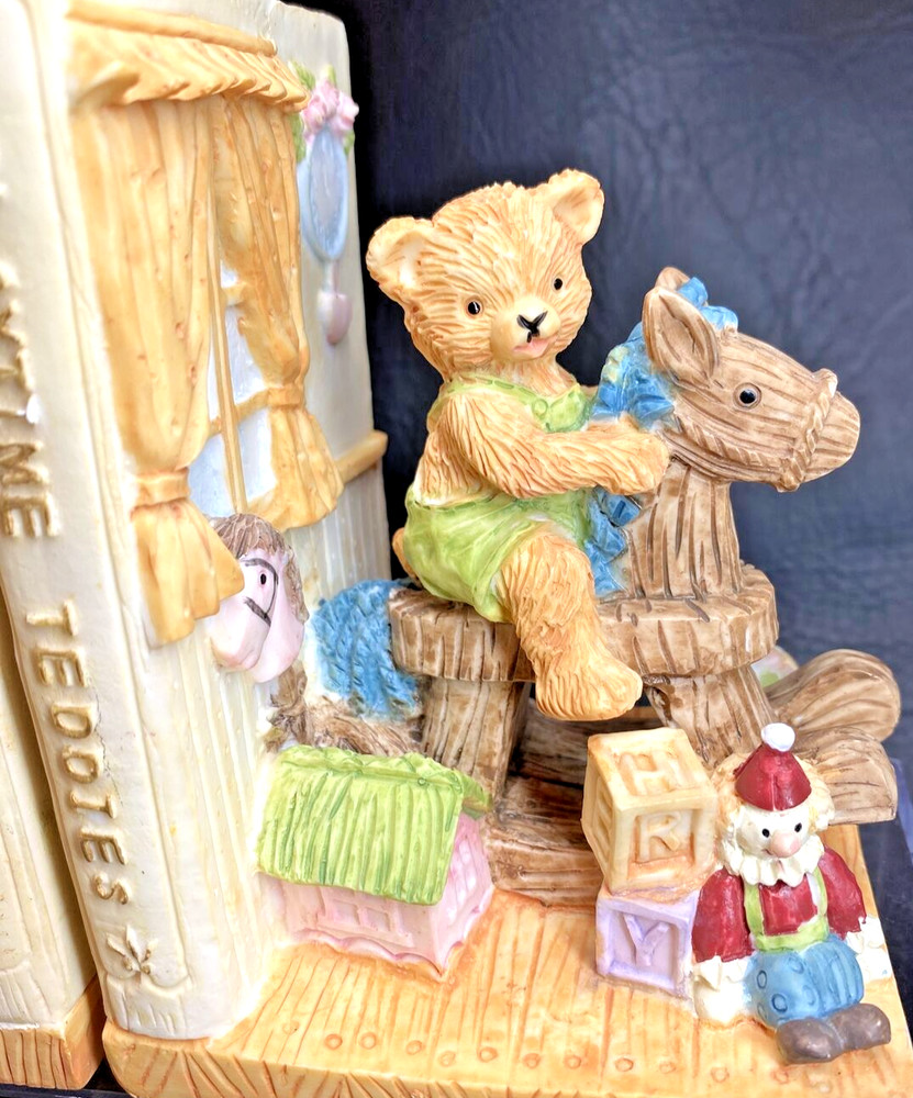 Playtime Teddies Book Ends
