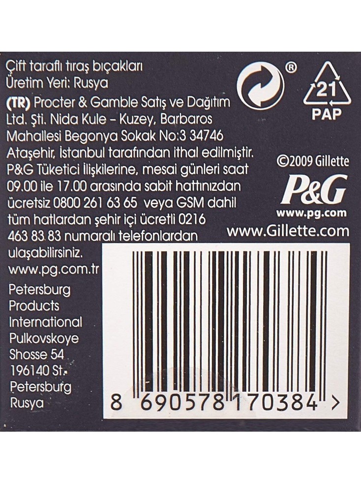 Perma-Sharp Single Edge Razor Blades 100ct