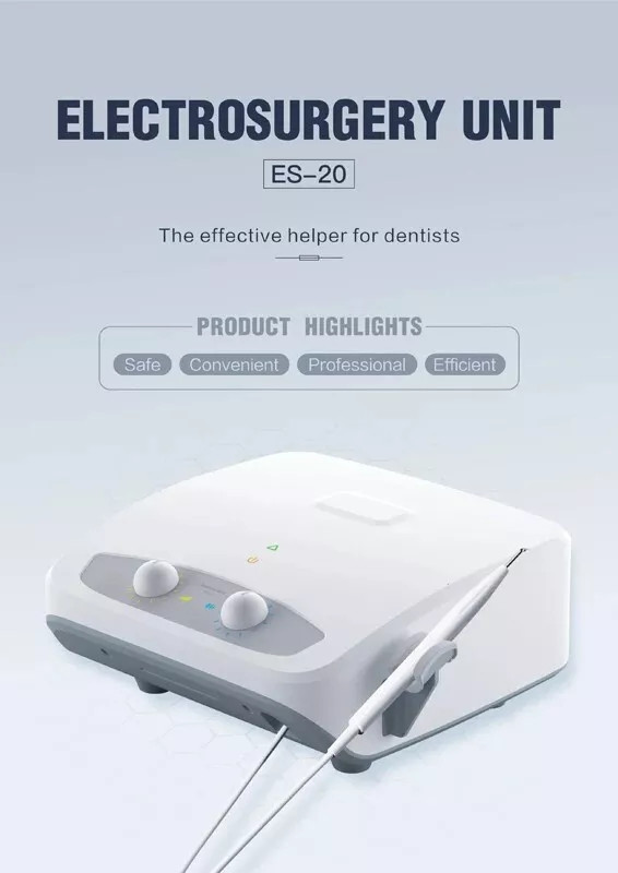 Electrosurgery Dental Cutting Unit with 7 Electrodes Tips 110V