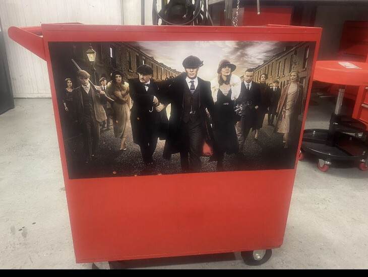 Tool Box Graphics /Decals 60cmx33cm One Piece