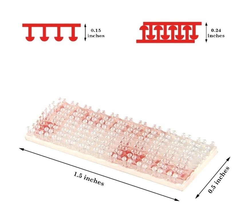 Easy-Install 4-Pack Adhesive Mounting Strips for Windshield Transponders