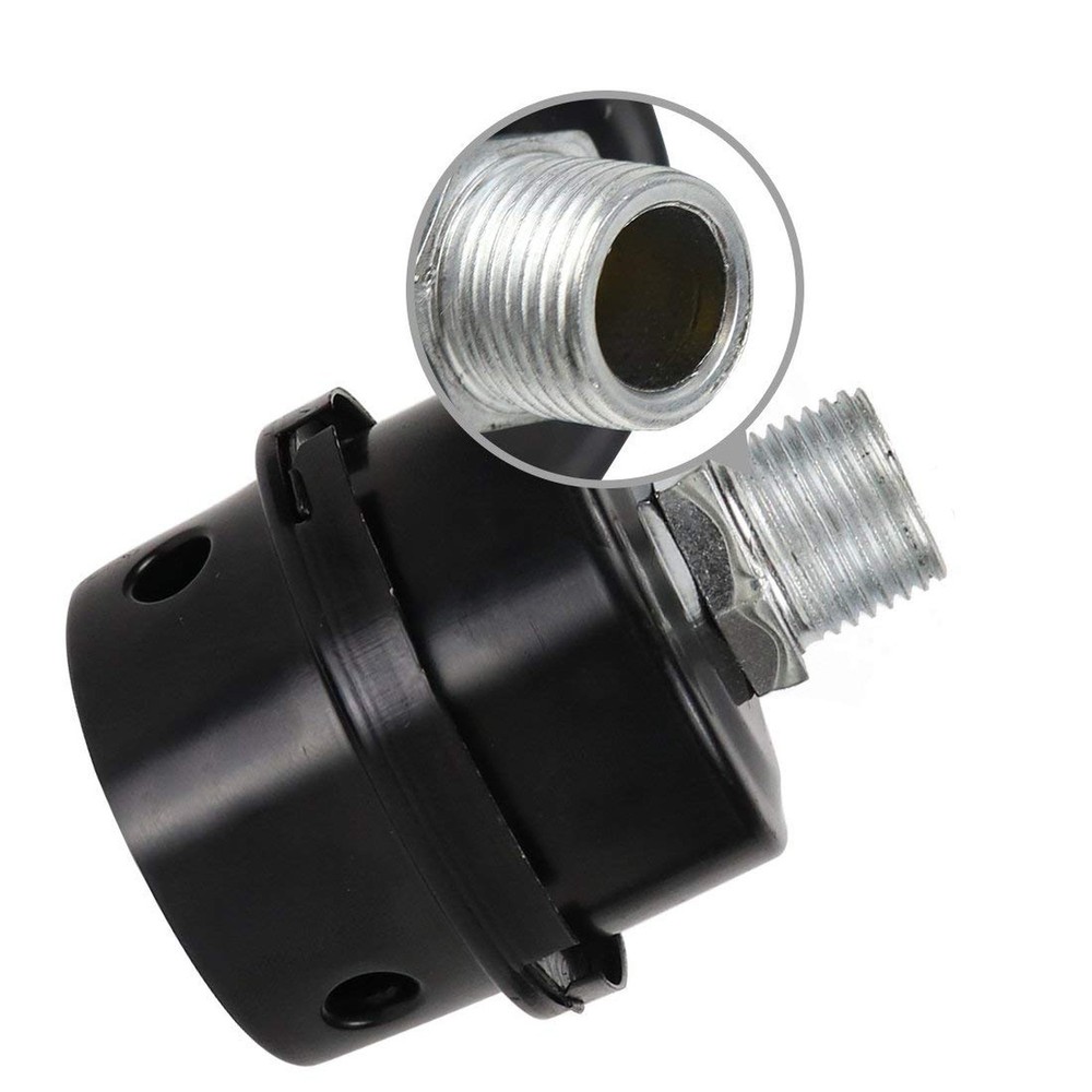 2 Pcs Air Compressor Silencer Filter Metal Air Compressor Intake Filter Noise...