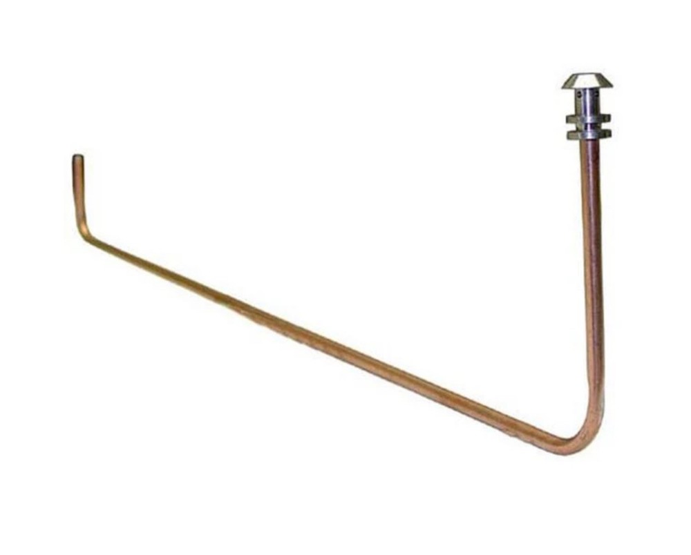 Southbend Range 1177448 Pilot Tube Assembly, Rear w/ compression nut/sleeve