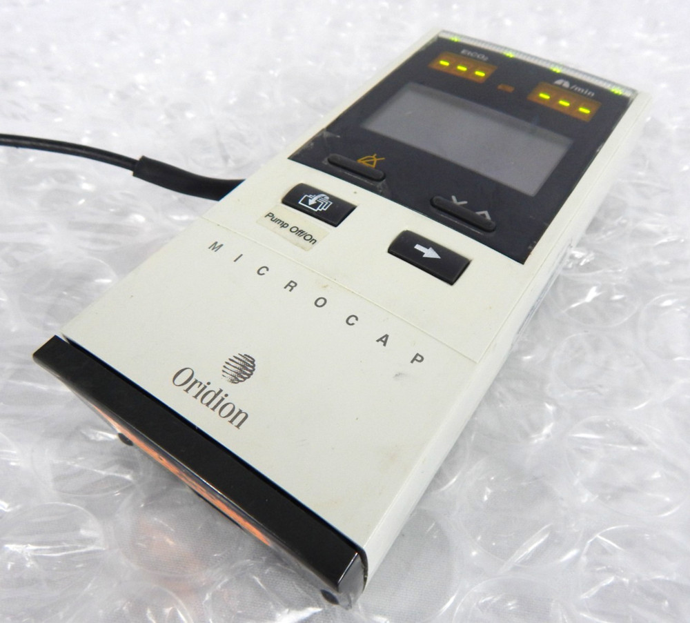 ORIDION MICROCAP HANDHELD CAPNOGRAPH S/N 668