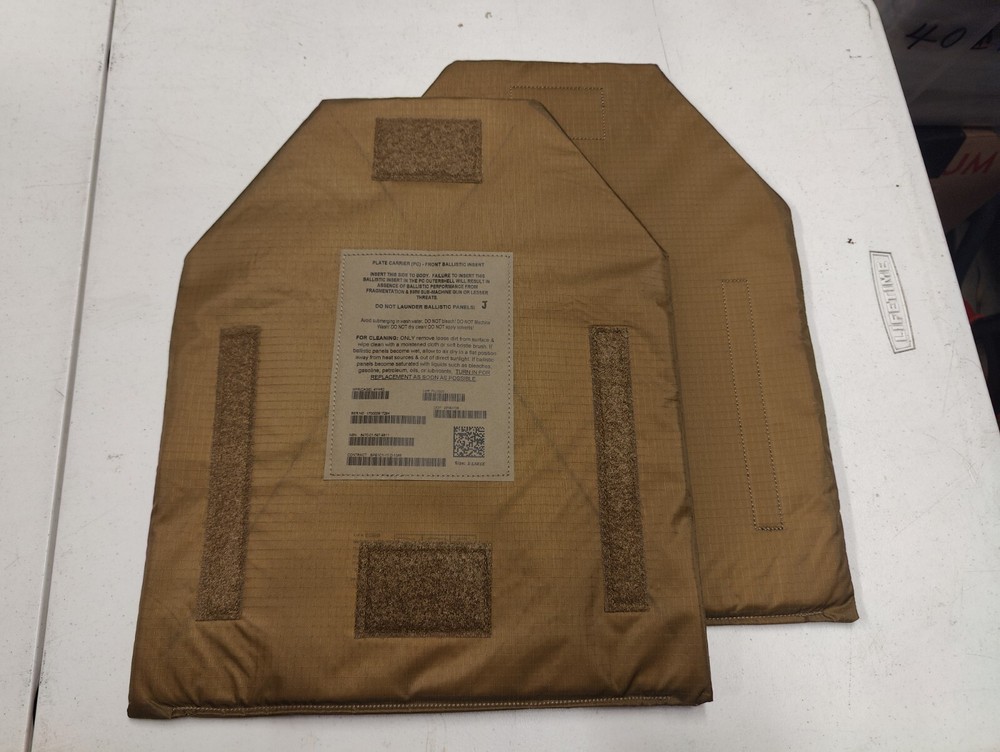 USMC plate carrier soft armor insert, X-Large, soft armor only size (New) 2 Pack