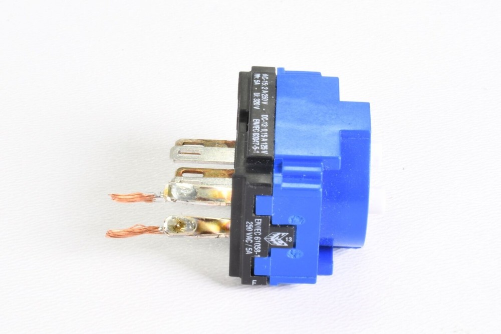 EAO 61-8420.12, Switching element 2 NO contacts, black base plate