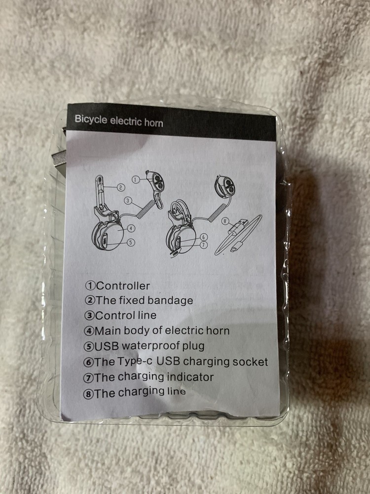 Wind&Moon T-002 bicycle electric horn Black