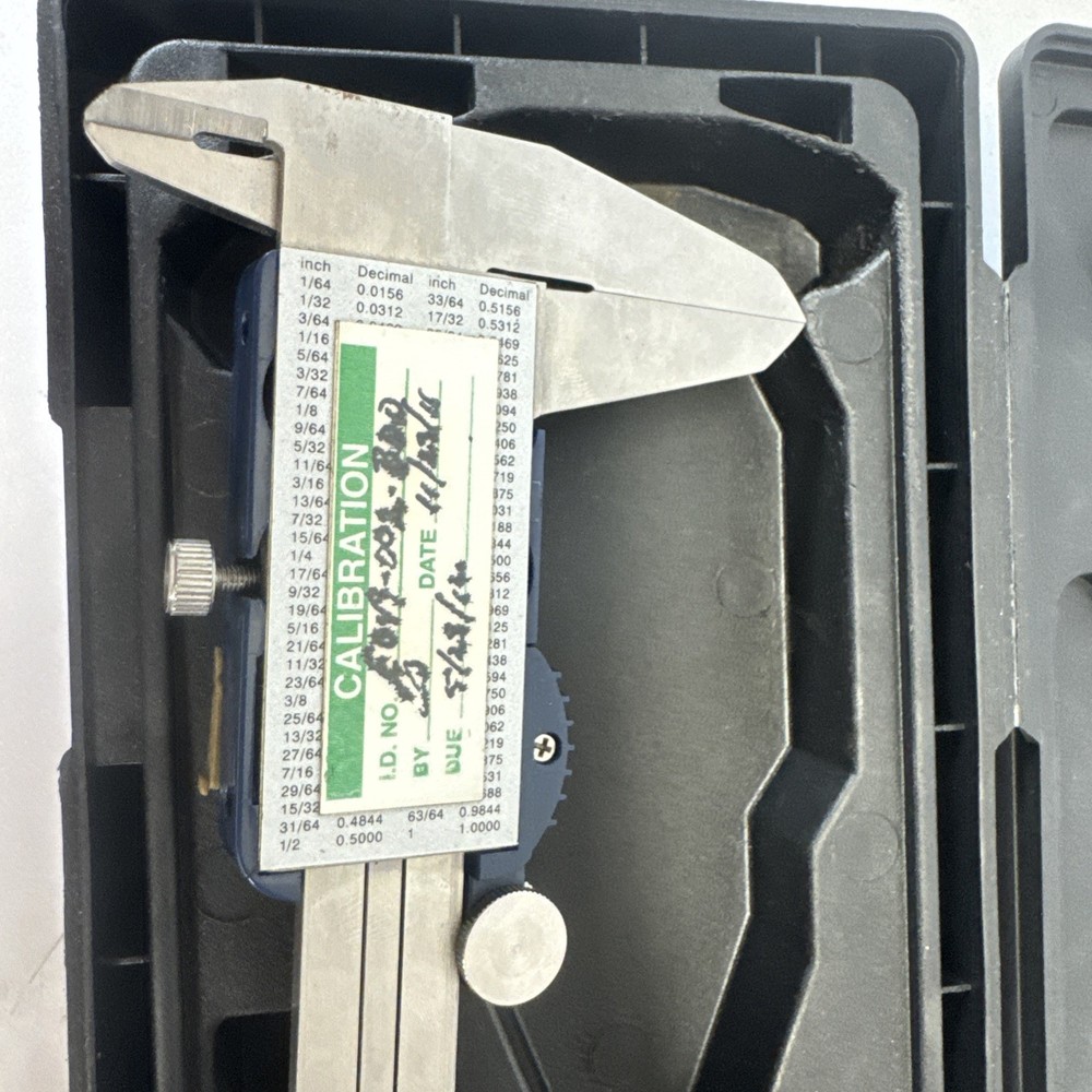 Fowler Digital Caliper 6” / 150mm Electronic Precision Tool w/ Case