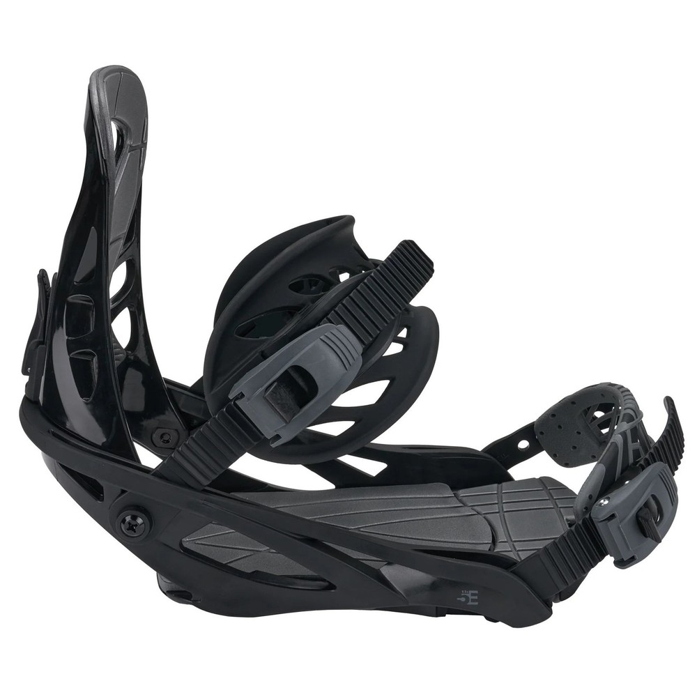 5th Element Covert 2 Men's Snowboard Bindings, Black/Gray, Medium/Large MY26