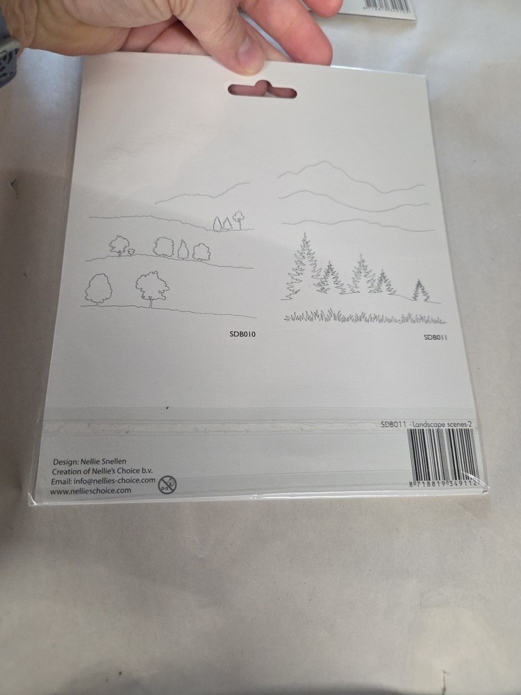 Shape Dies Blue Landscape Scenes 2