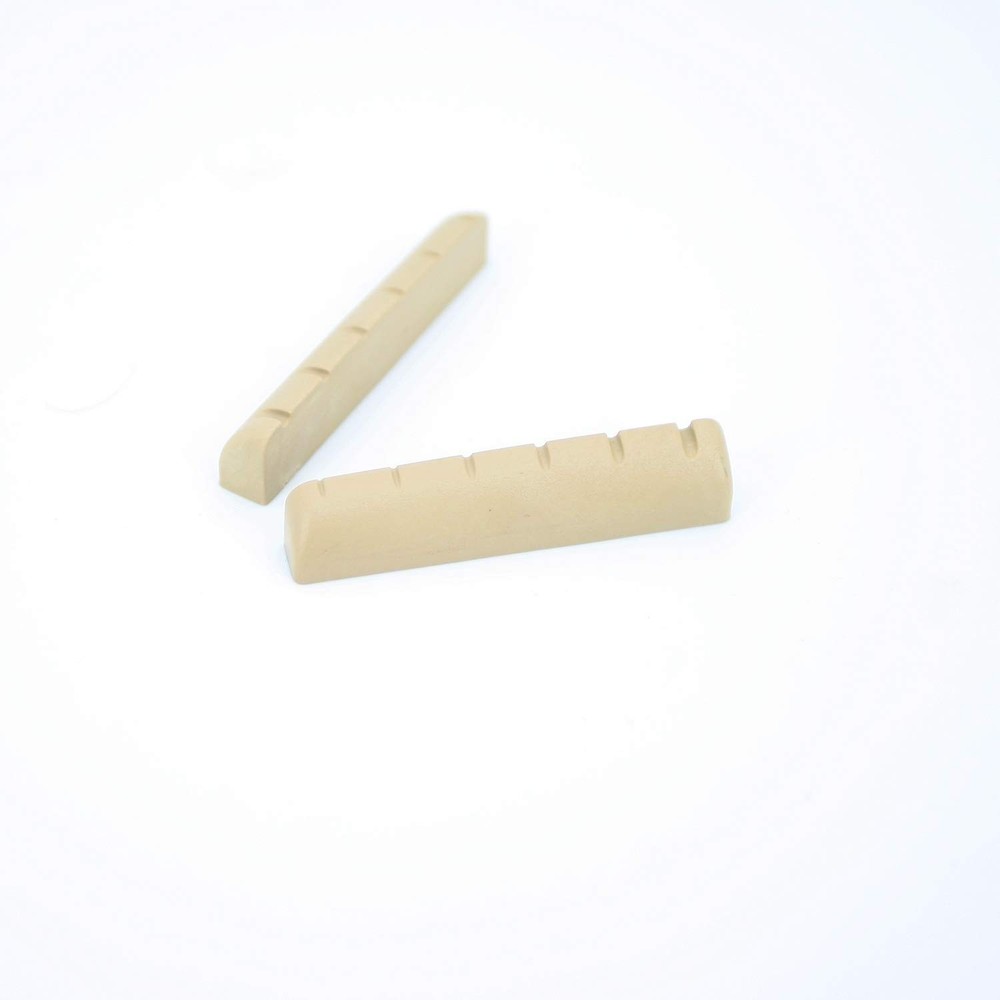 Alice 2 Sets 4pcs 6 String Acoustic Guitar Bone Bridge Saddle and Nut