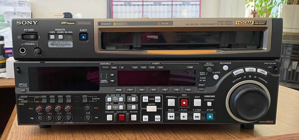 SONY HDW-S2000 HDCAM recorder NTSC