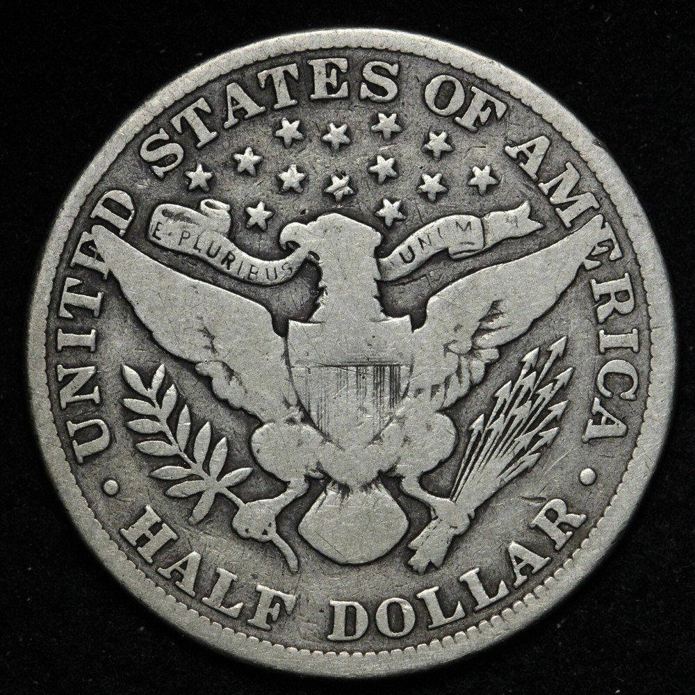 1904 Barber Silver Half Dollar CHOICE GOOD E293 T