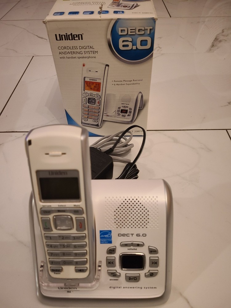Cordless phone system, Uniden DECT 6.0 digital answering system