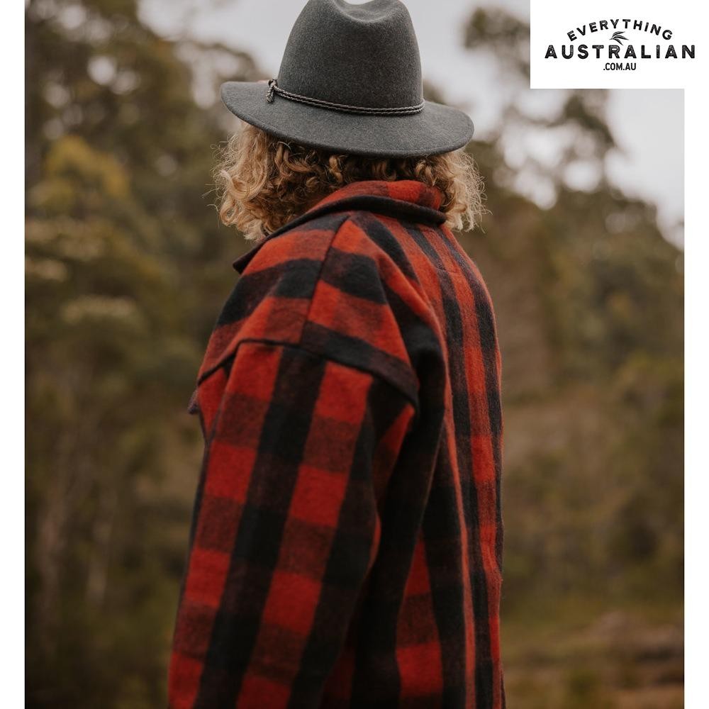 G.A.B. Bush Shirt Half-Open Red