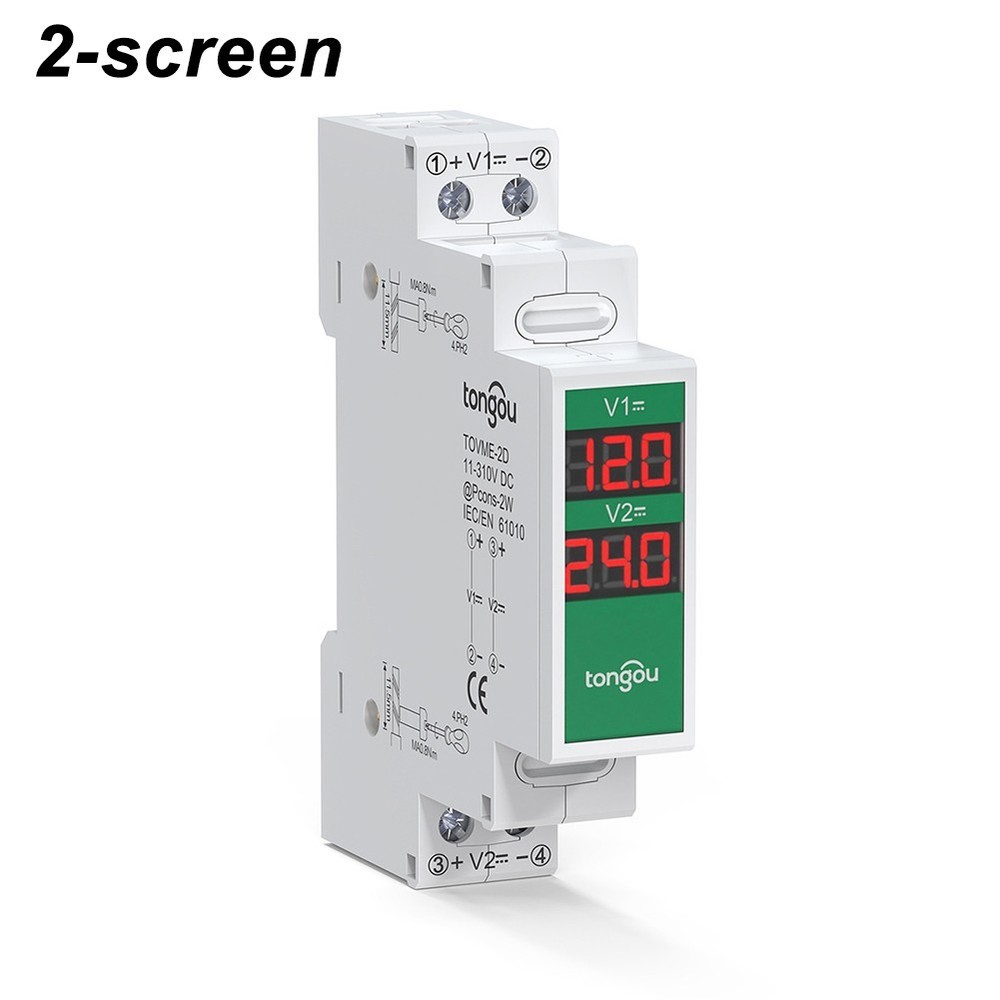 Innovative Design Meets Functionality in this Dual Way Volt Meter on Rails