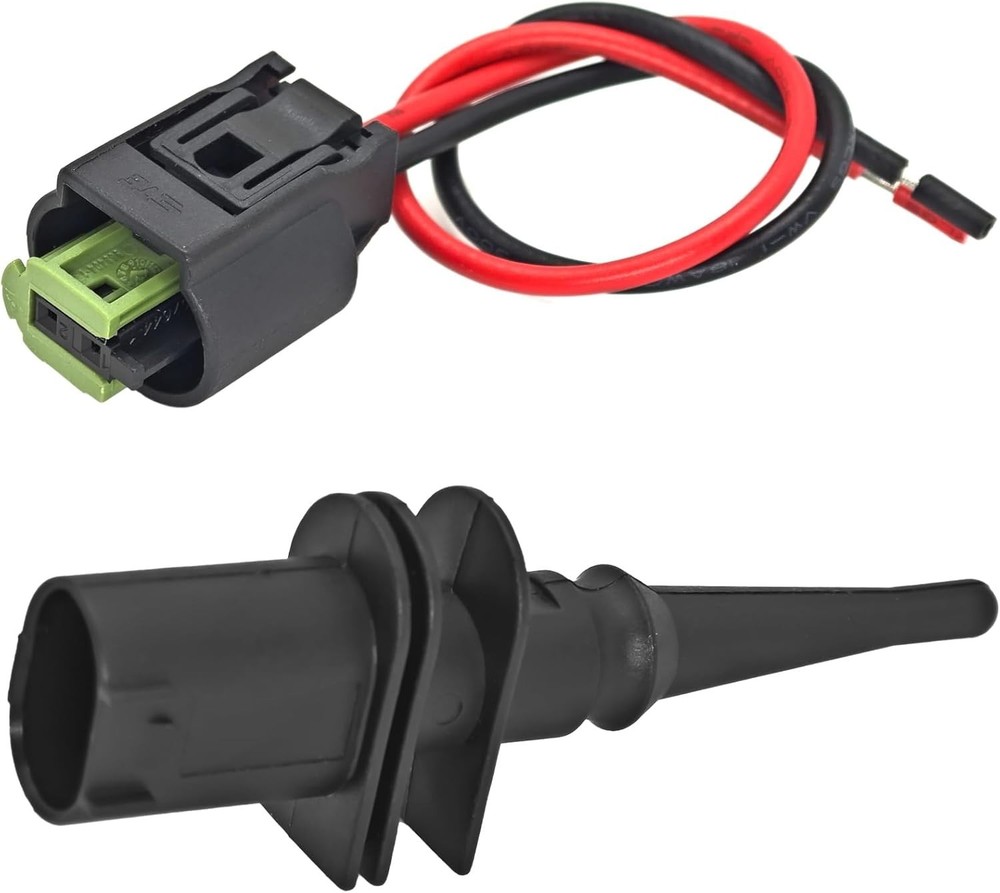 BMW Ambient Air Temperature Sensor with Connector Plug Replacement