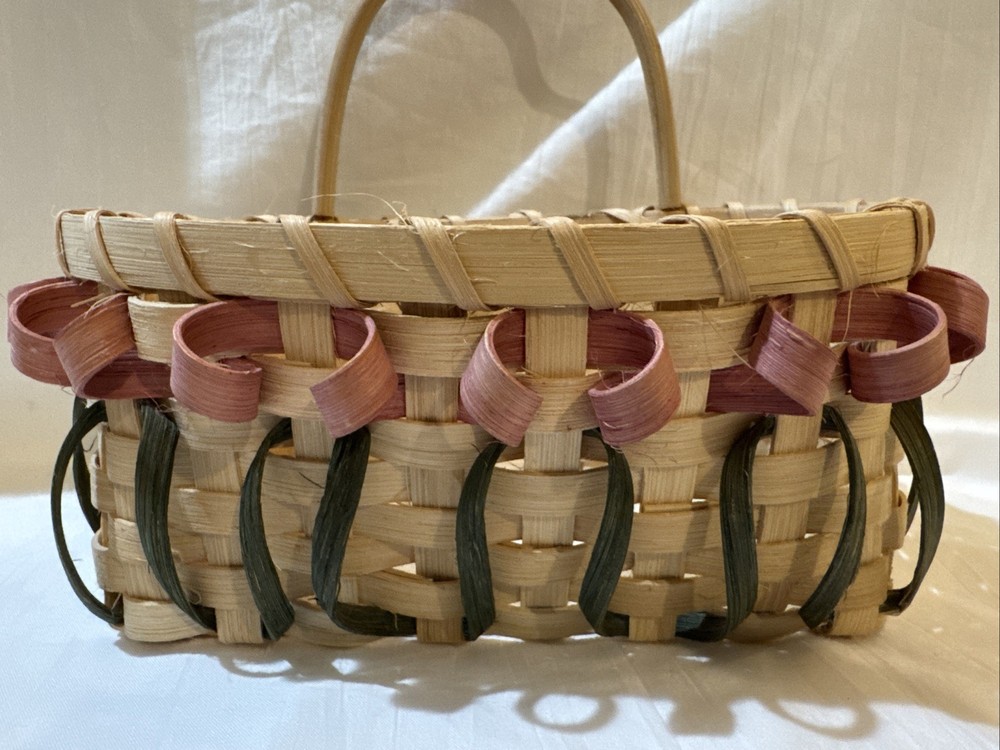 Handmade Basket Tulip 8x4x4