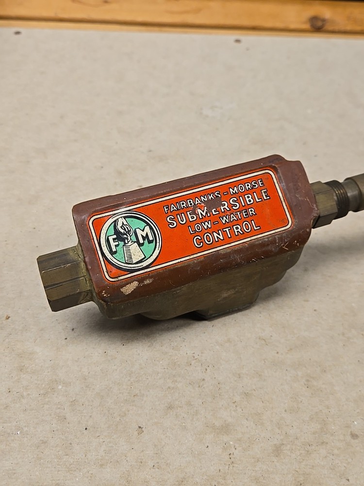 Antique Fairbanks Morse Submersible Low Water Control Pump Solid Brass Large