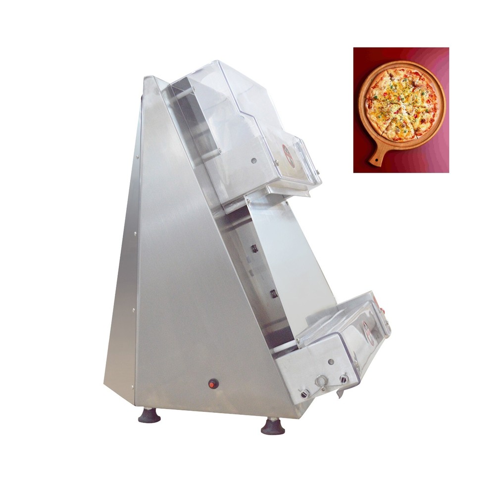 Automatic Pizza Dough Rolling Press Machine 370W Stainless Steel 110V