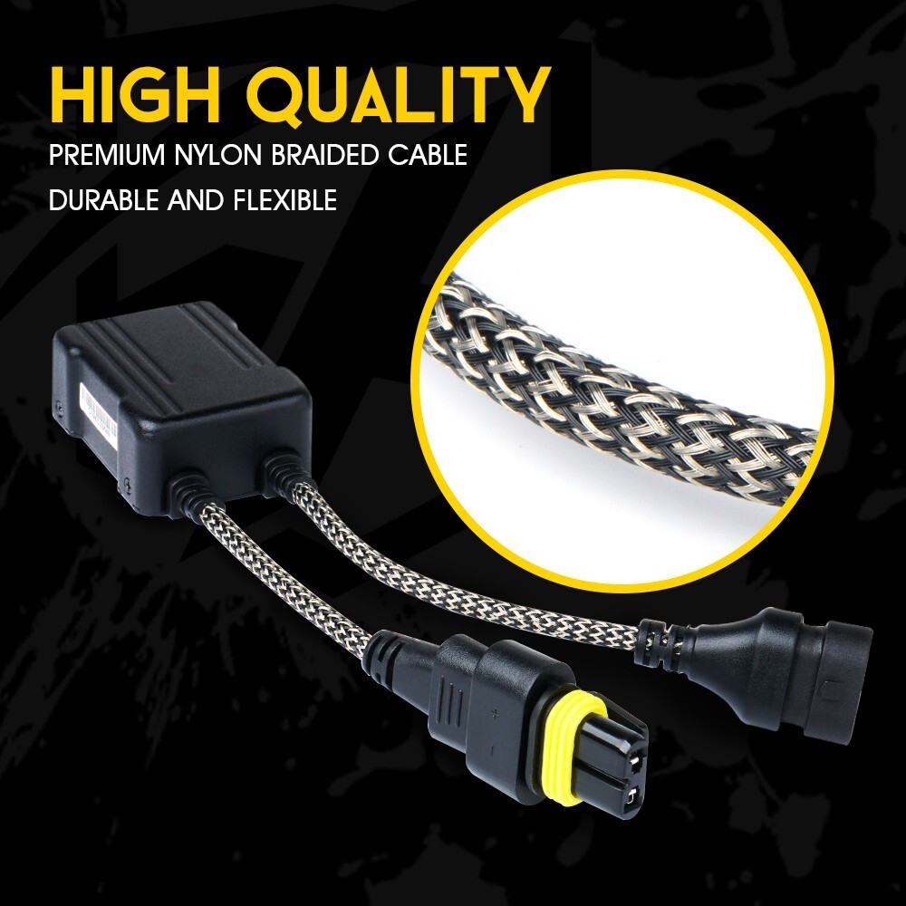 Pair 9005 9006 HB4 LED Headlight Canbus Anti Flicker Resistor Canceller Decoder