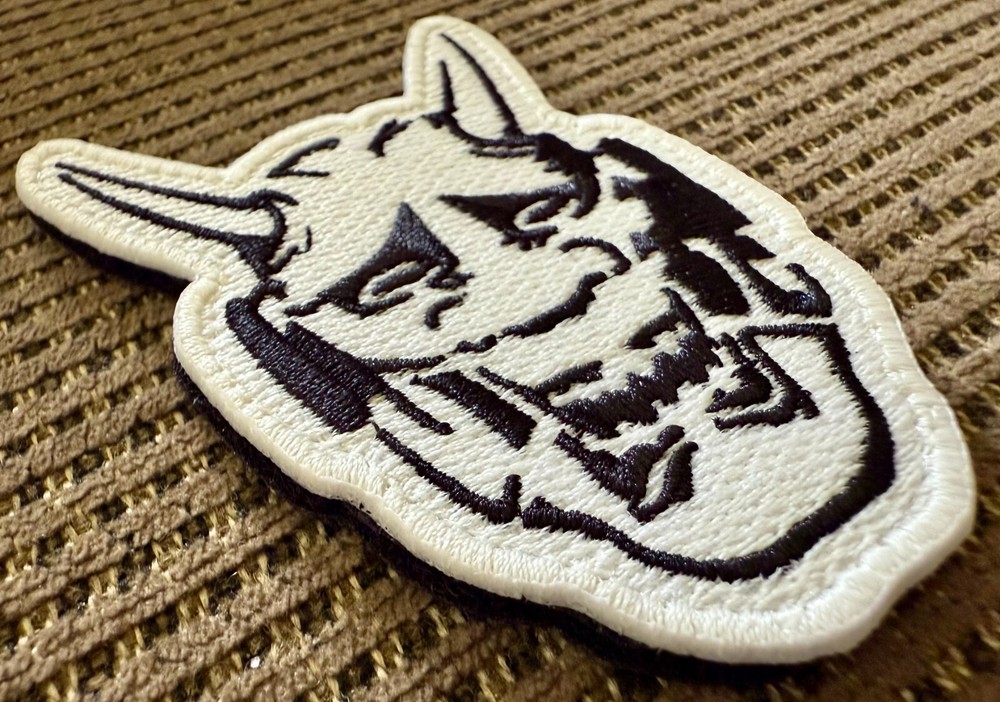 Oni Gear "Glow in the Dark Oni" White/Black Variant Patch