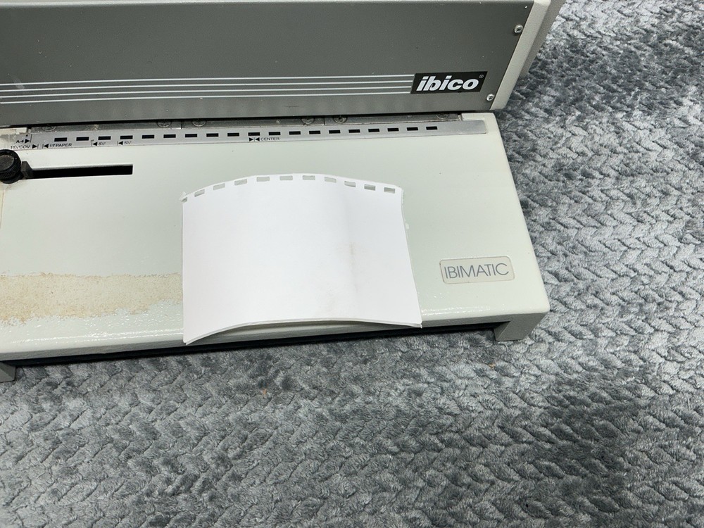 Ibico IBIMATIC Manual Comb Binding Machine Heavy Duty