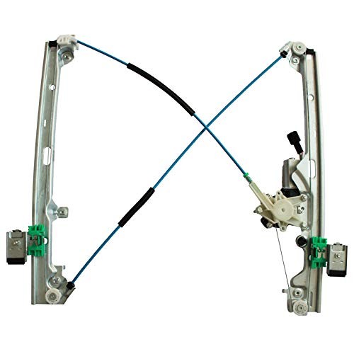 Front Power Window Regulator with Motor Assembly Front Driver Side (LH)