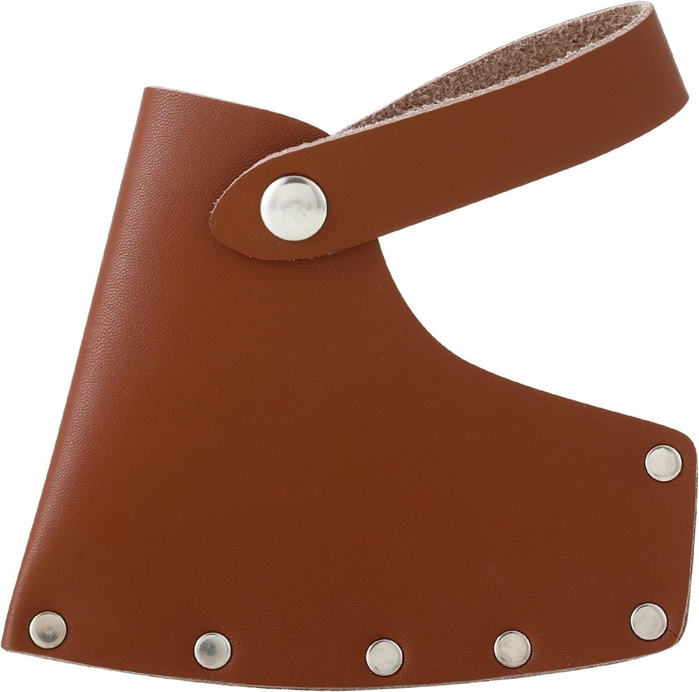 Leather Axe Sheath, Adjustable Hatchet Head Sheath,  Brown