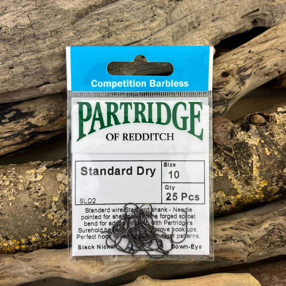 Partridge Competition Barbless SLD2 Standard Dry Hook