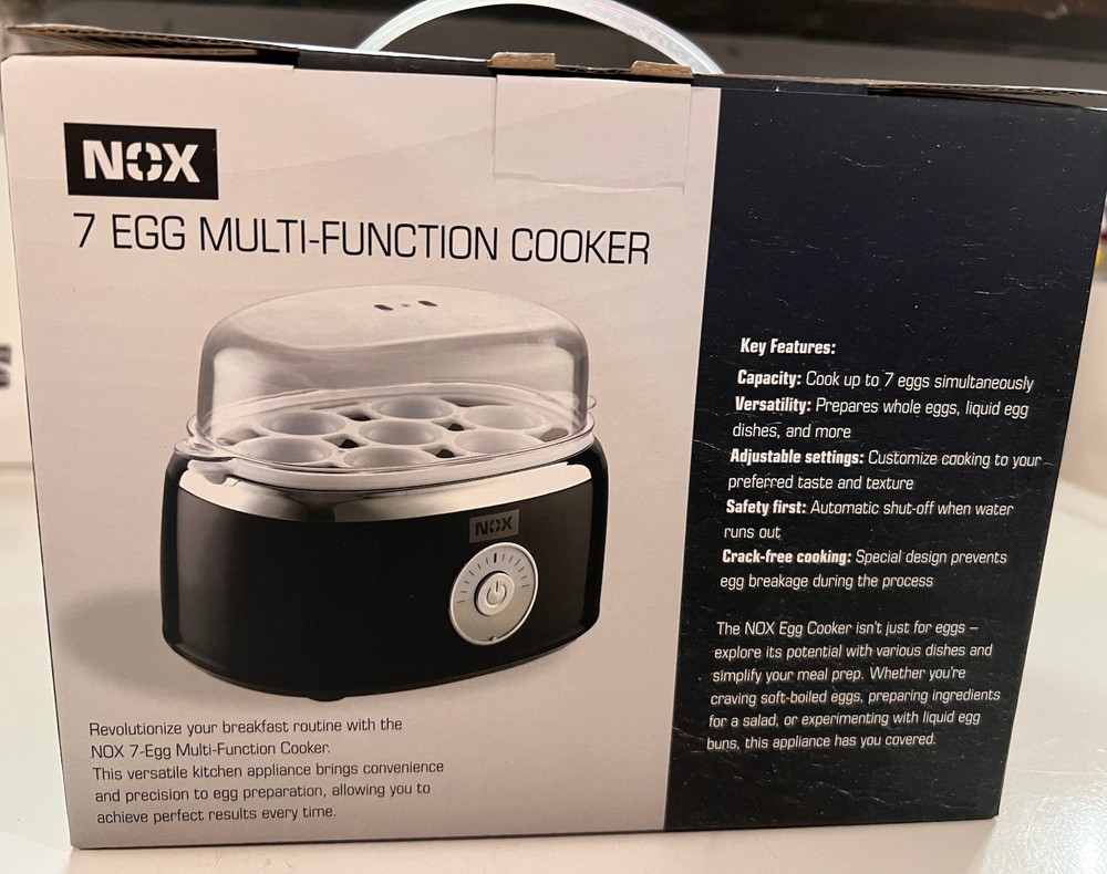 Nox Cooker 7 Egg Multi-Function Variety of Dishes Auto Off