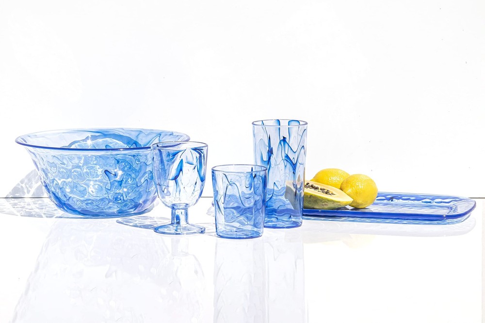 Abode Homewares Aegean Swirl, Rectangle Tray