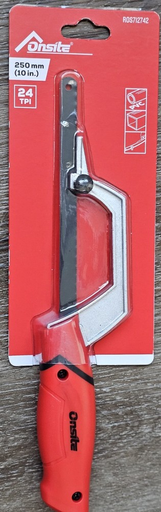 Onsite compact hacksaw, which shares design features and specifications with the