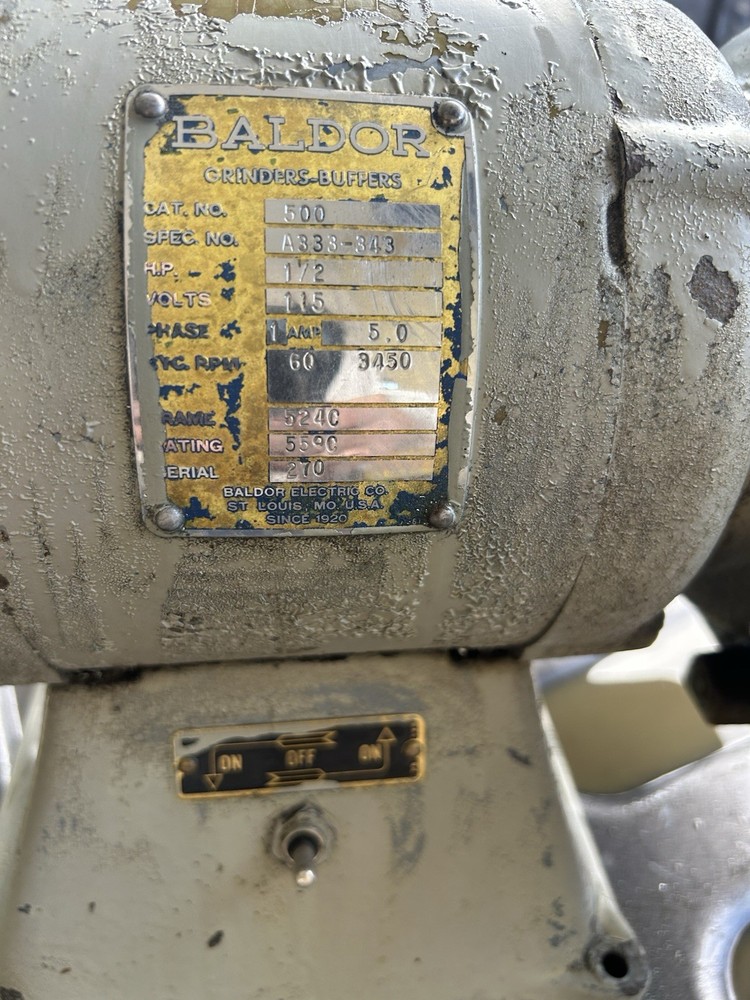 Baldor 500 Bench 6" Grinder 1/2 HP
