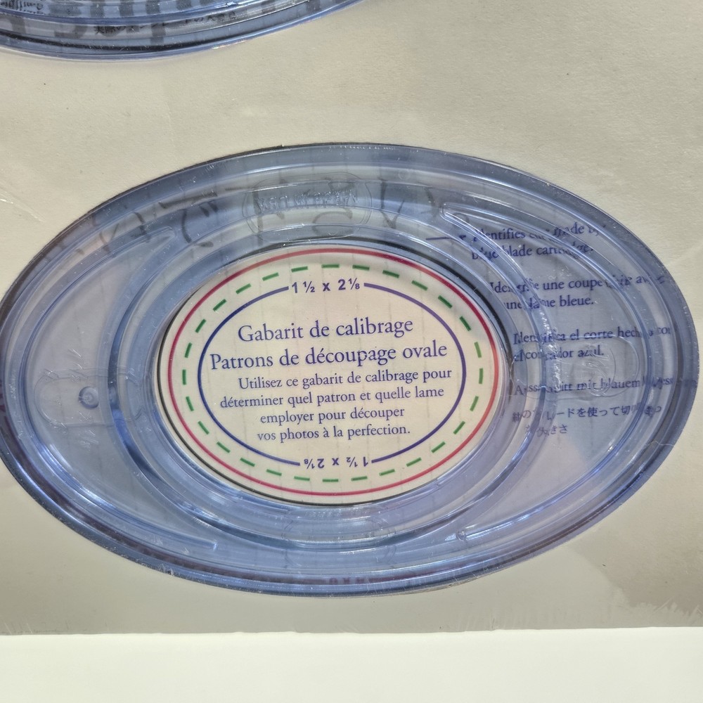 Creative Memories Custom Cutting System Oval Patterns Brand New In Package