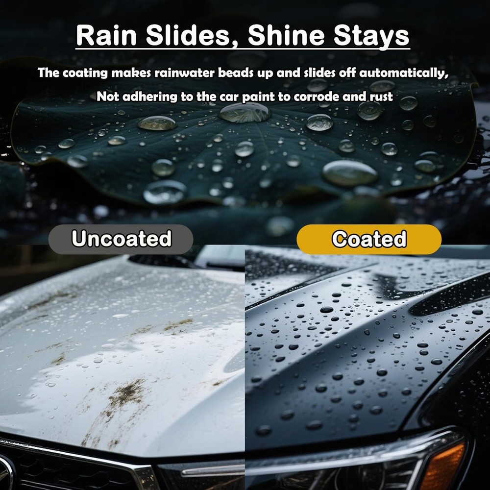 Quick Effect Coating Agent, Ceramic Coating Spray for Car Wax Polish Paint Sc...