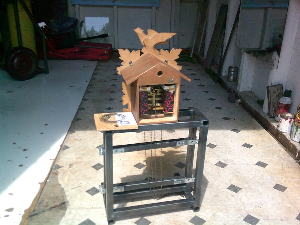 Black Forest 1 Day Cuckoo Clock Germany Vintage