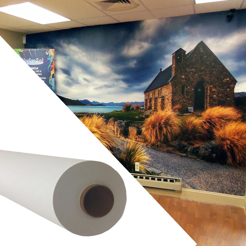 54"x100ft/roll，Floor&Wall Graphics Printable Fabric Self-Adhesive Wallpaper