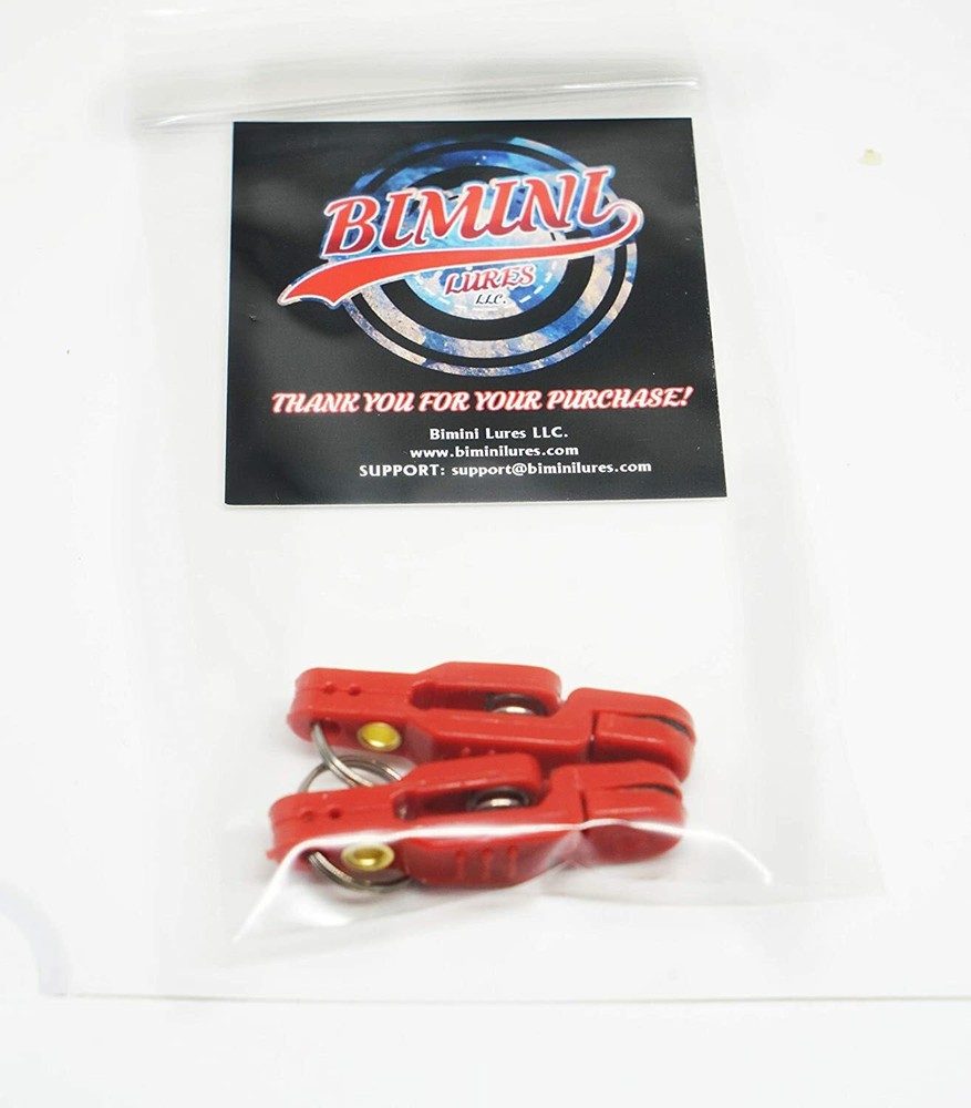 BIMINI LURES Pro Snap Weight Clip Red Edition