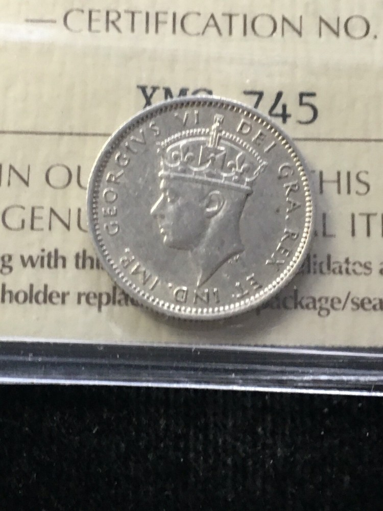 1938 ICCS Graded Newfoundland ¢10 Cent **EF-45**