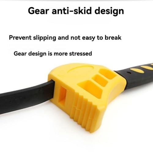 2PCS Strap Wrench Set, Adjustable Rubber Strap Wrench Upgrade 25" & 20" Non